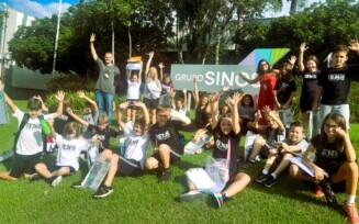Escola IENH Unidade Pindorama - 4° Ano - Visita Grupo Sinos e Redação do abc+