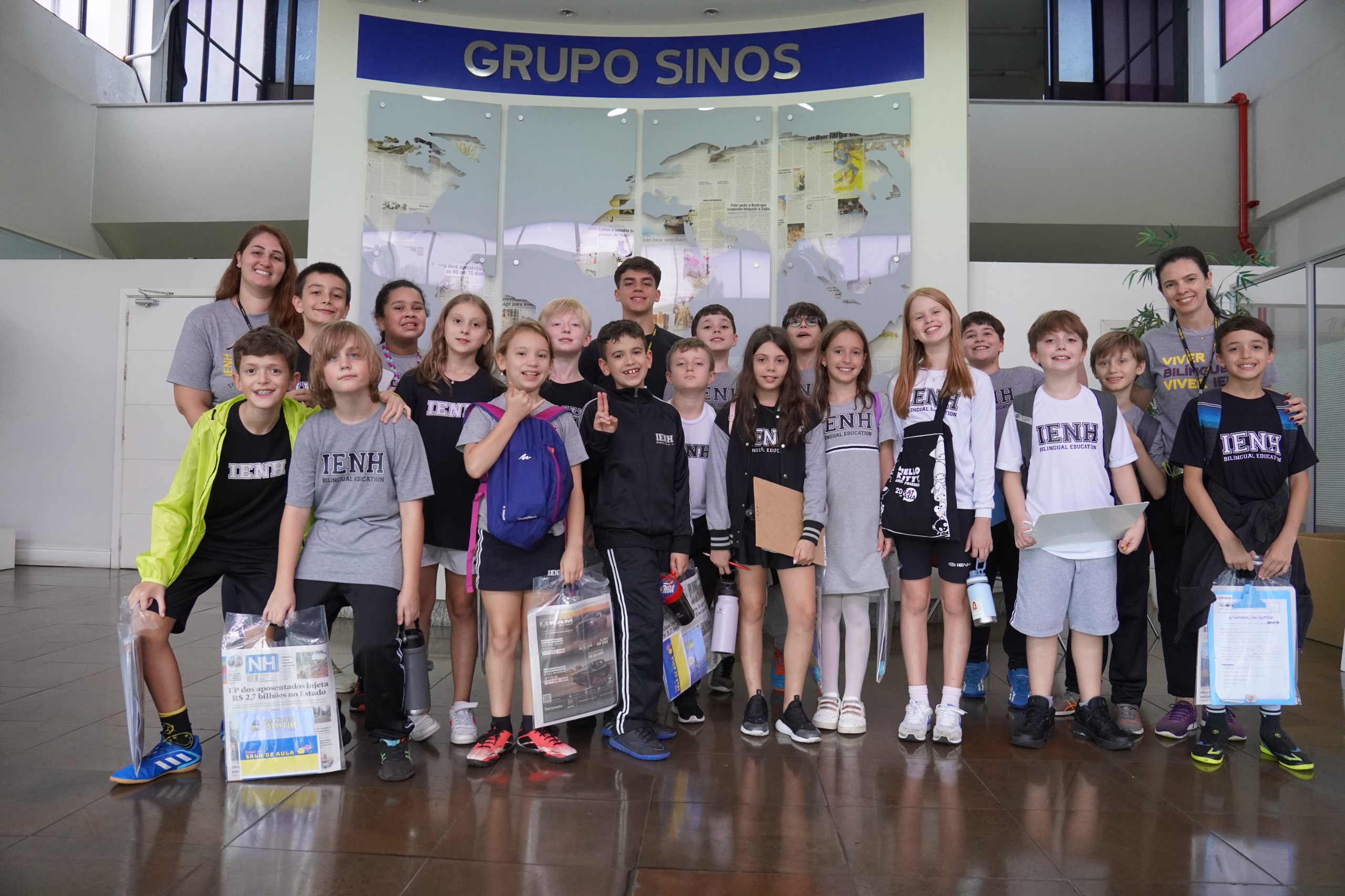 Pindorama 4 Ano B - Visita o Grupo Sinos e a Redação do abc+