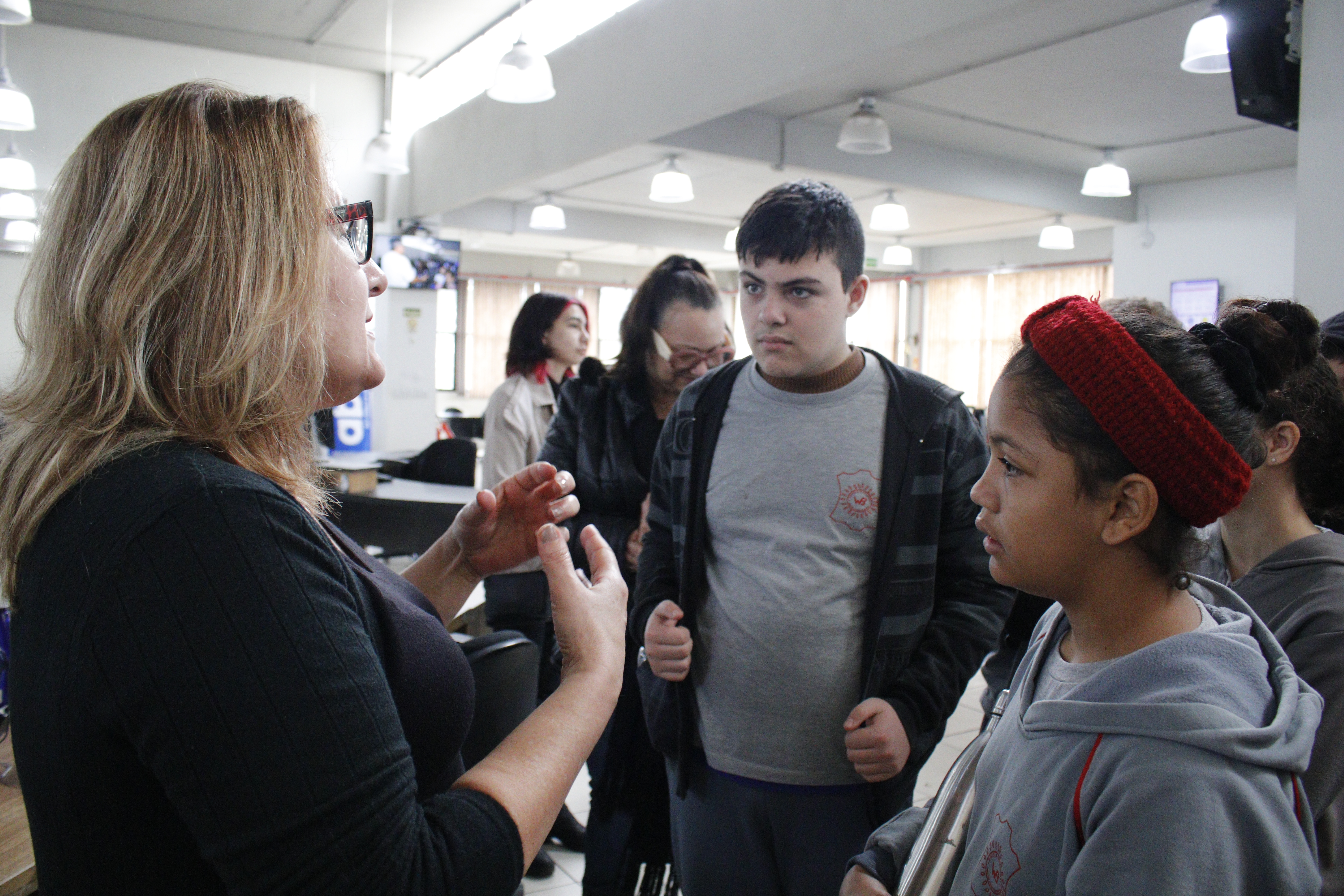 Escola Walter Jacob Bauermann visita o Grupo Sinos