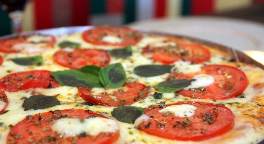 Pizza sem glúten e sem lactose