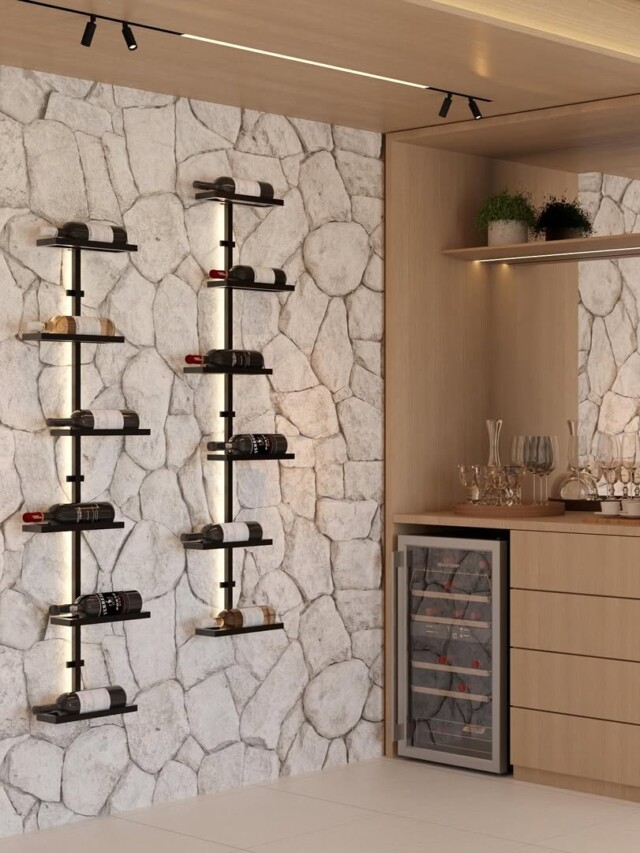 Adega de parede: solu&ccedil;&atilde;o perfeita para guardar bebidas com estilo