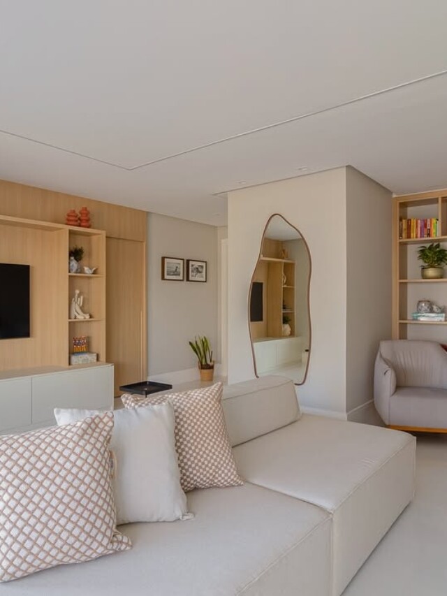 Espelho na sala: amplitude, luz e estilo para o ambiente