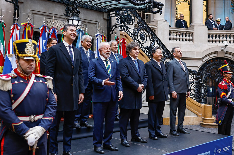 Presidente da República, Luiz Inácio Lula da Silva, durante foto oficial da 66ª Cúpula de Presidentes dos Estados Partes do Mercosul e dos Estados Associados. Palácio San Martín, Buenos Aires, Argentina
