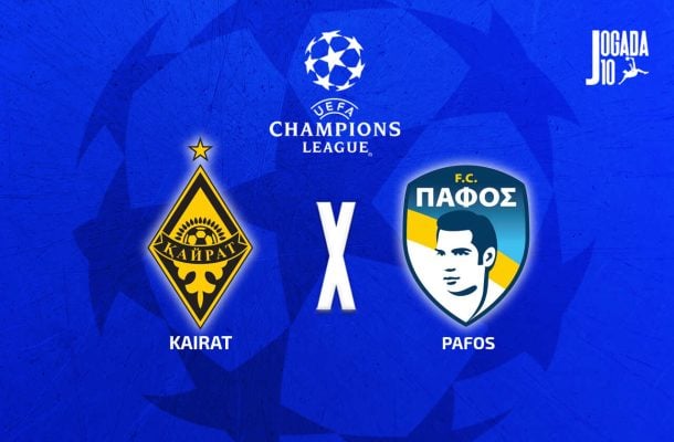 Kairat x Pafos: Onde assistir, escalações e arbitragem
