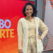 A apresentadora durante o quadro do Globo Esporte. 

Foto: Instagram (@alicebastosneves)