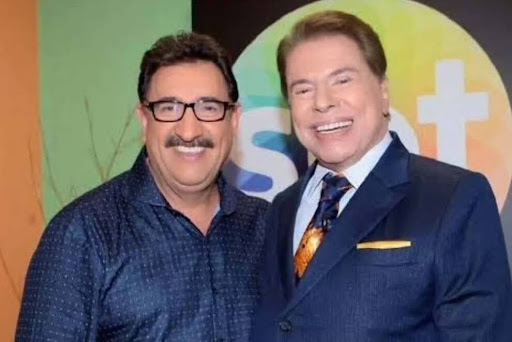 Carlos Massa, o Ratinho, com Silvio Santos.
Foto: Instagram (@oratinho)