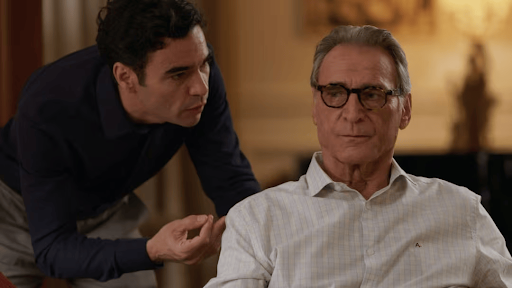 Os personagens Benjamin e Átila em Beleza Fatal.
Foto: Warner / Divulgação